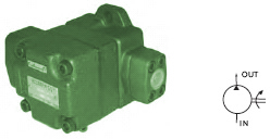 代理朝田PV2R1-25R-FLR高压定量叶片泵
